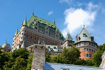 Image showing Chateau Frontenac from Old Quebec City