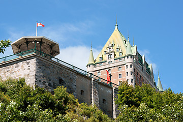 Image showing Chateau Frontenac from Old Quebec City