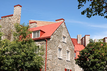 Image showing Glimpse of Old Quebec City