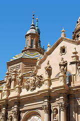 Image showing Basilica-Cathedral of Our Lady of the Pillar in Zaragoza