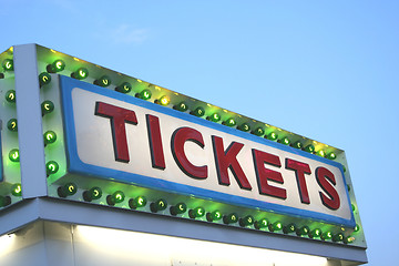 Image showing TICKETS Sign