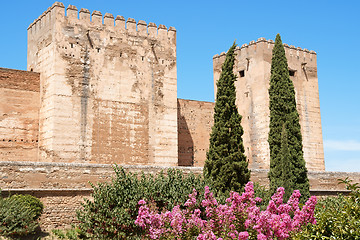 Image showing The Alcazaba in Granada