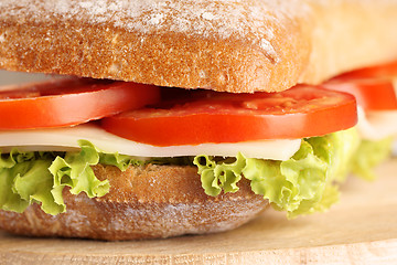 Image showing Italian panino sandwich