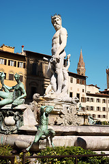 Image showing Fountain of Neptune in Florence