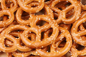 Image showing Pretzels background