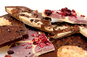 Image showing Broken Chocolate