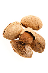 Image showing Sweet almonds with kernel 