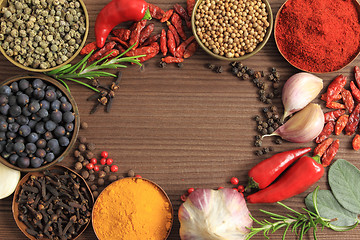 Image showing Spices and herbs