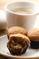 Image showing Coffee and cinnamon muffins