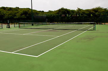 Image showing Tennis court