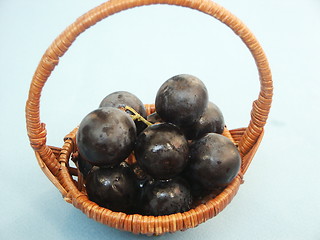 Image showing basket with berries