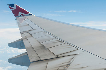 Image showing Boeing 747 wing