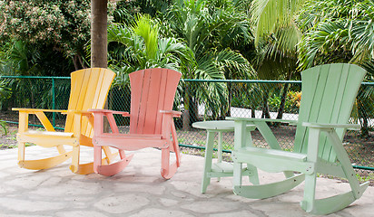 Image showing Rocking chairs