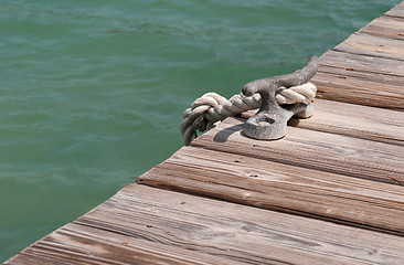 Image showing Mooring cleat