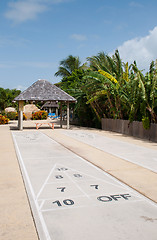 Image showing Shuffleboard court