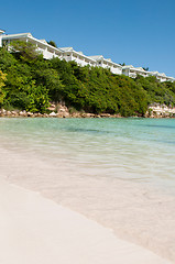 Image showing Beach and villas