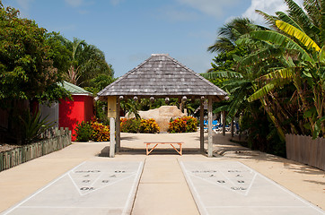 Image showing Shuffleboard court