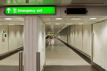 Image showing Emergency exit sign