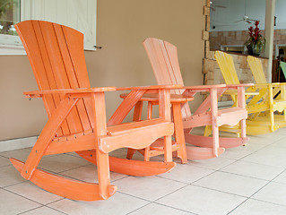 Image showing Rocking chairs