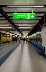 Image showing Emergency exit sign