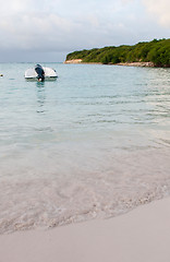 Image showing Boat on beach