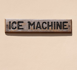 Image showing Ice machine