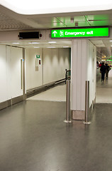 Image showing Emergency exit sign