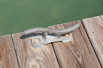 Image showing Mooring cleat