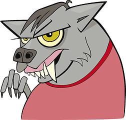 Image showing cartoon werewolf