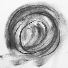 Image showing abstract charcoal drawing