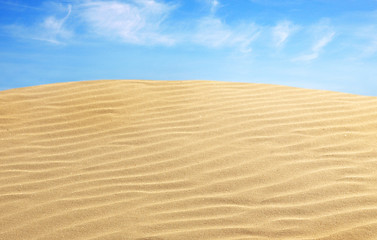 Image showing sand and sky