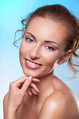 Image showing Beauty portrait of smiling woman