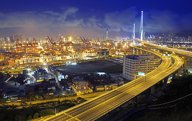 Image showing container terminal