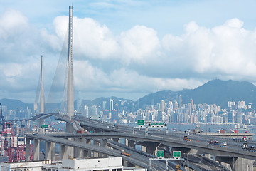 Image showing traffic bridge 