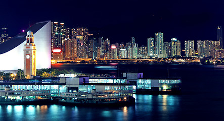 Image showing hongkong night