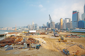 Image showing Construction Site in Hong Kong