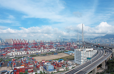 Image showing container terminal