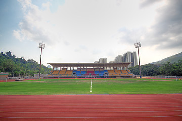 Image showing empty football field