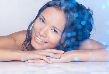 Image showing Wellbeing beauty portrait
