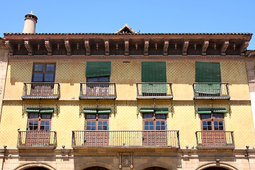 Image showing Poble Espanyol, Spanish village in Barcelona, Spain 