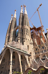 Image showing Sagrada Familia Cathedral 