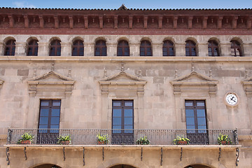 Image showing Poble Espanyol, Spanish village in Barcelona, Spain 