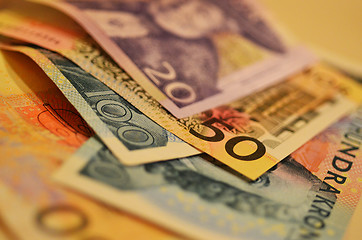 Image showing Swedish bills