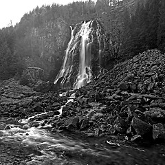 Image showing Laatefoss in Odda