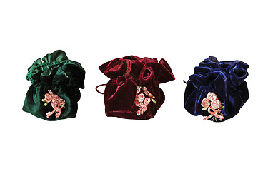 Image showing Velvet bags
