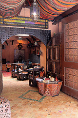 Image showing Moroccan cafe