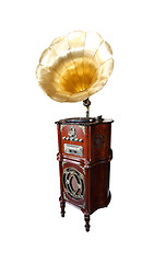 Image showing Retro gramophone