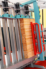 Image showing Wood cramp machine
