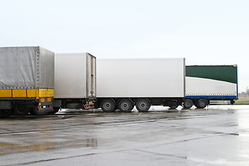 Image showing Lorry trailers