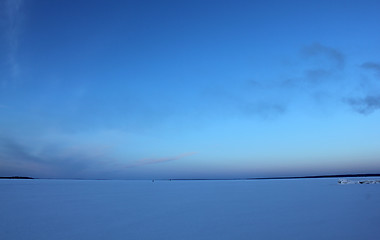 Image showing Blue sky and ice